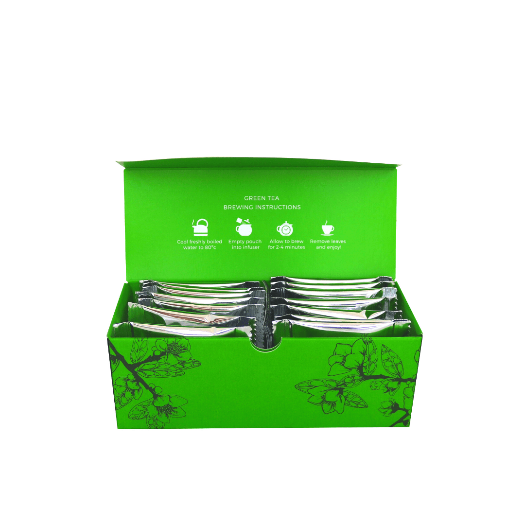 Green Loose Tea Caddy