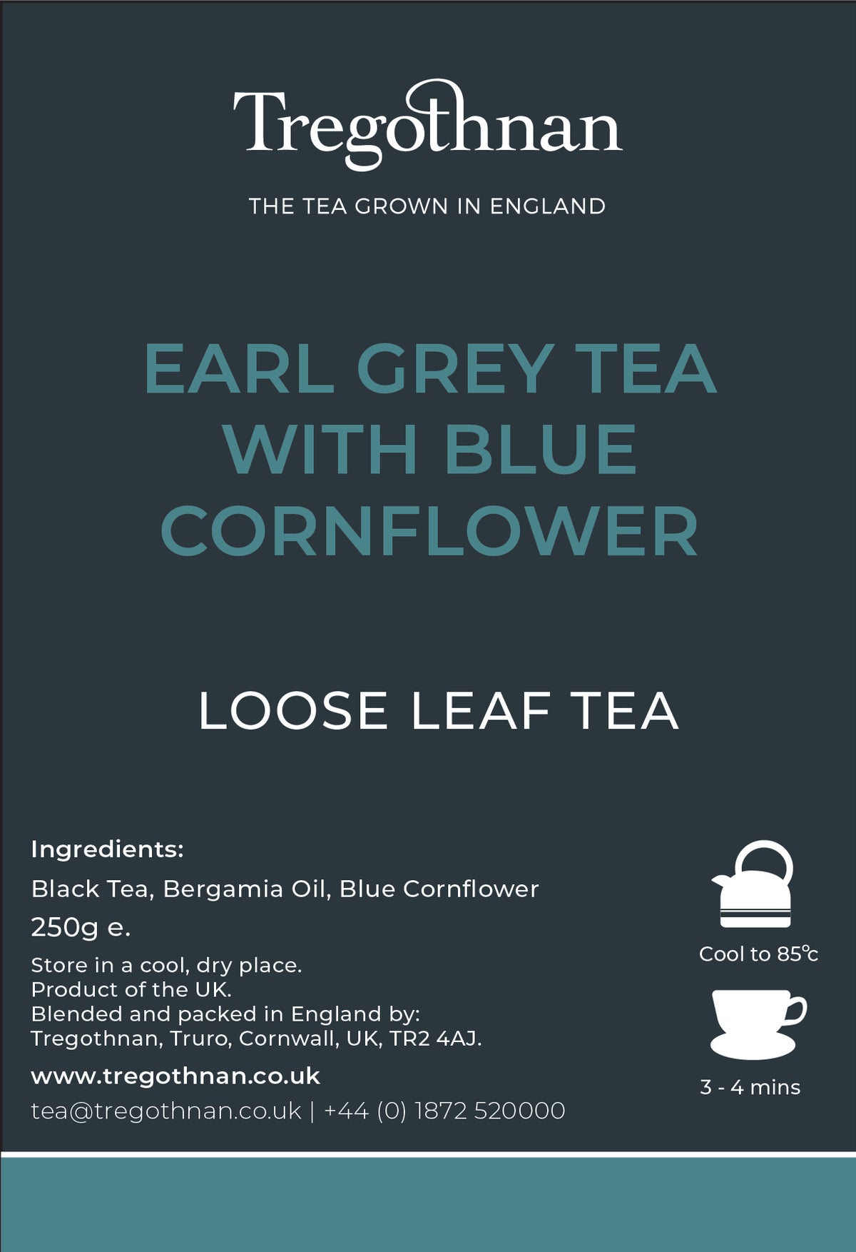 Earl Grey with Blue Flowers Tea - 250g