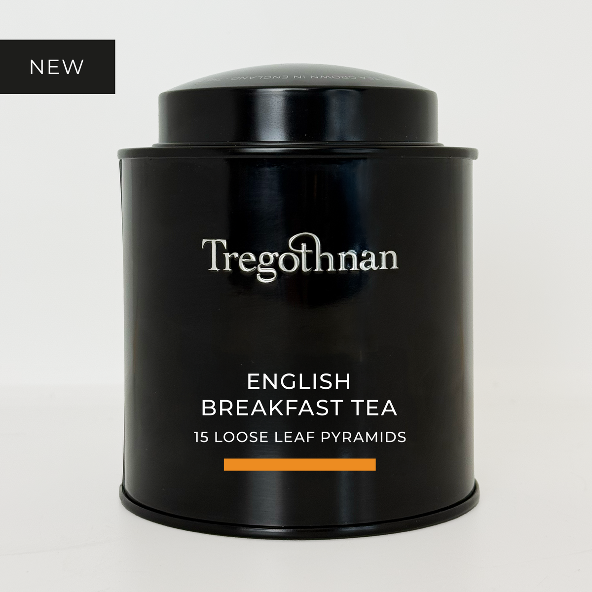 Tregothnan Breakfast Tea Tin- 15 Loose Leaf Pyramid Bags