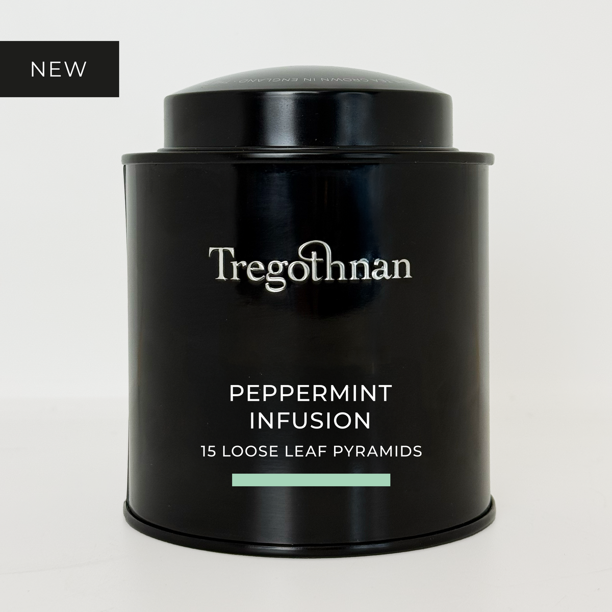 Tregothnan Peppermint Infusion Tin - 15 Loose Leaf Pyramid Bags