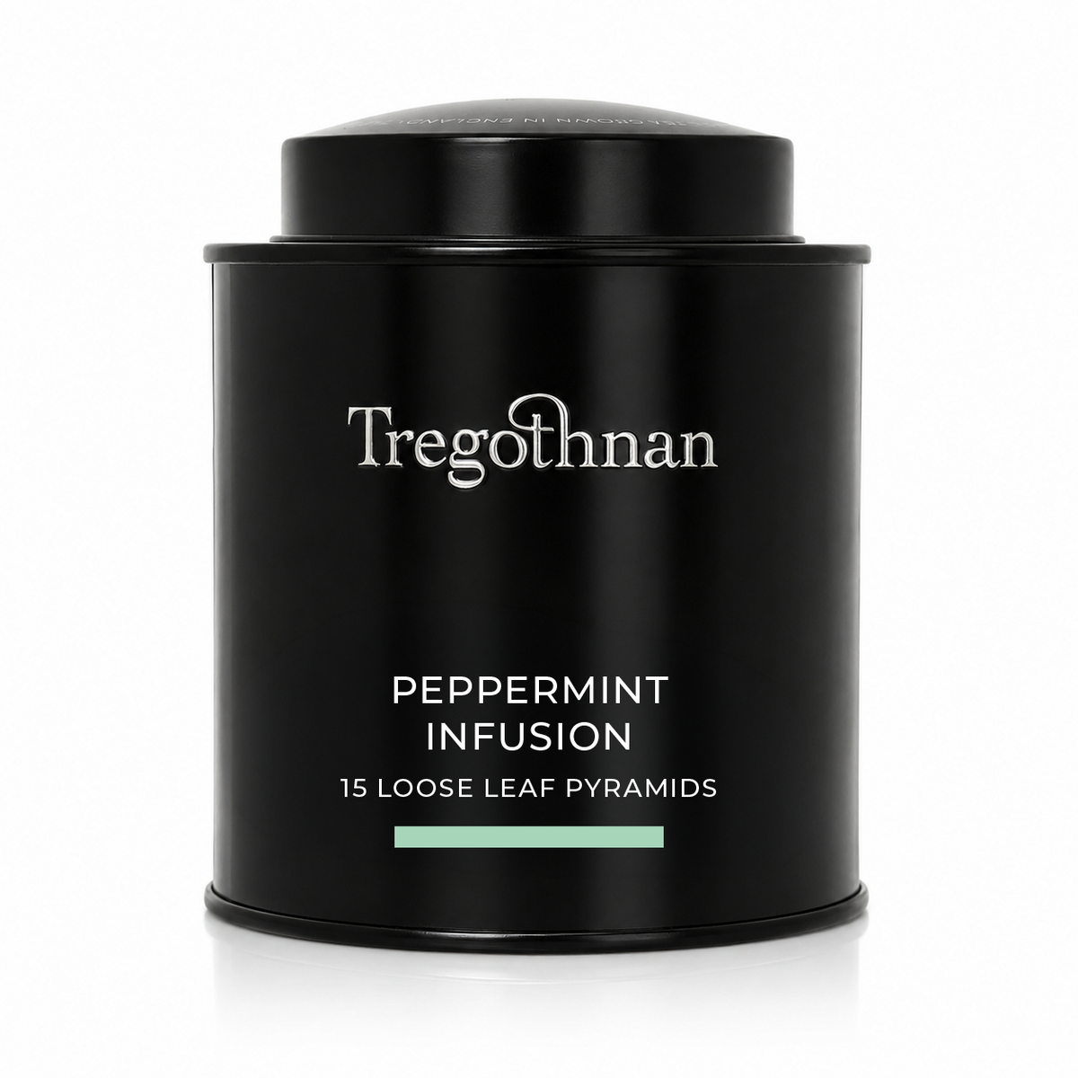 Tregothnan Peppermint Infusion Tin - 15 Loose Leaf Pyramid Bags