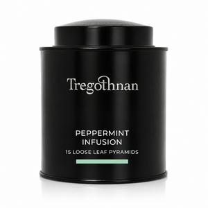 Tregothnan Peppermint Infusion Tin - 15 Loose Leaf Pyramid Bags