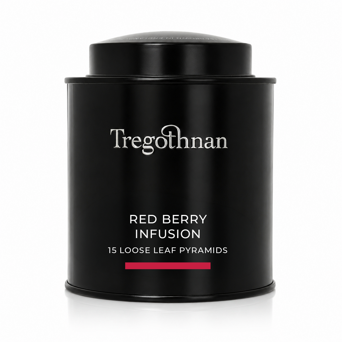 Tregothnan Red Berry Infusion Tin - 15 Loose Leaf Pyramid Bags